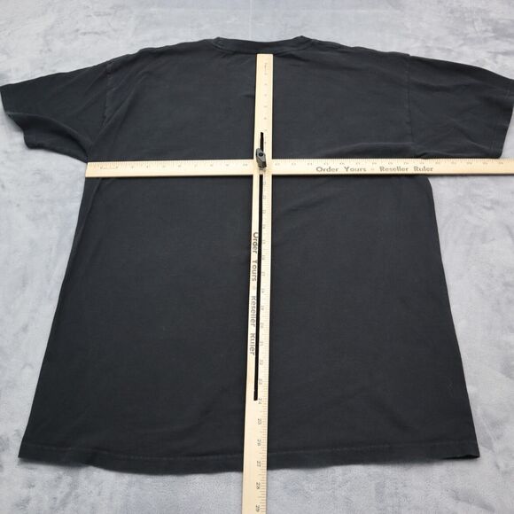 Ecko Unltd Shirt Mens L Black Short Sleeve Crew Neck Cotton Graphic Print Tee - Picture 3 of 15